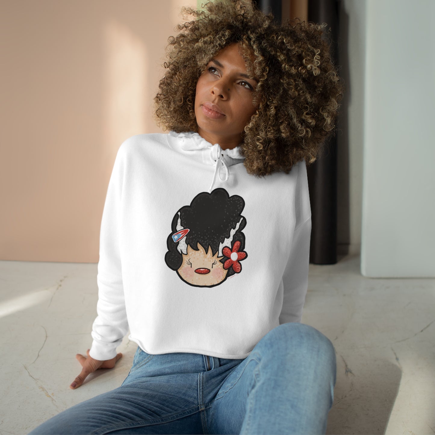 Mrs Frankie Crop Hoodie