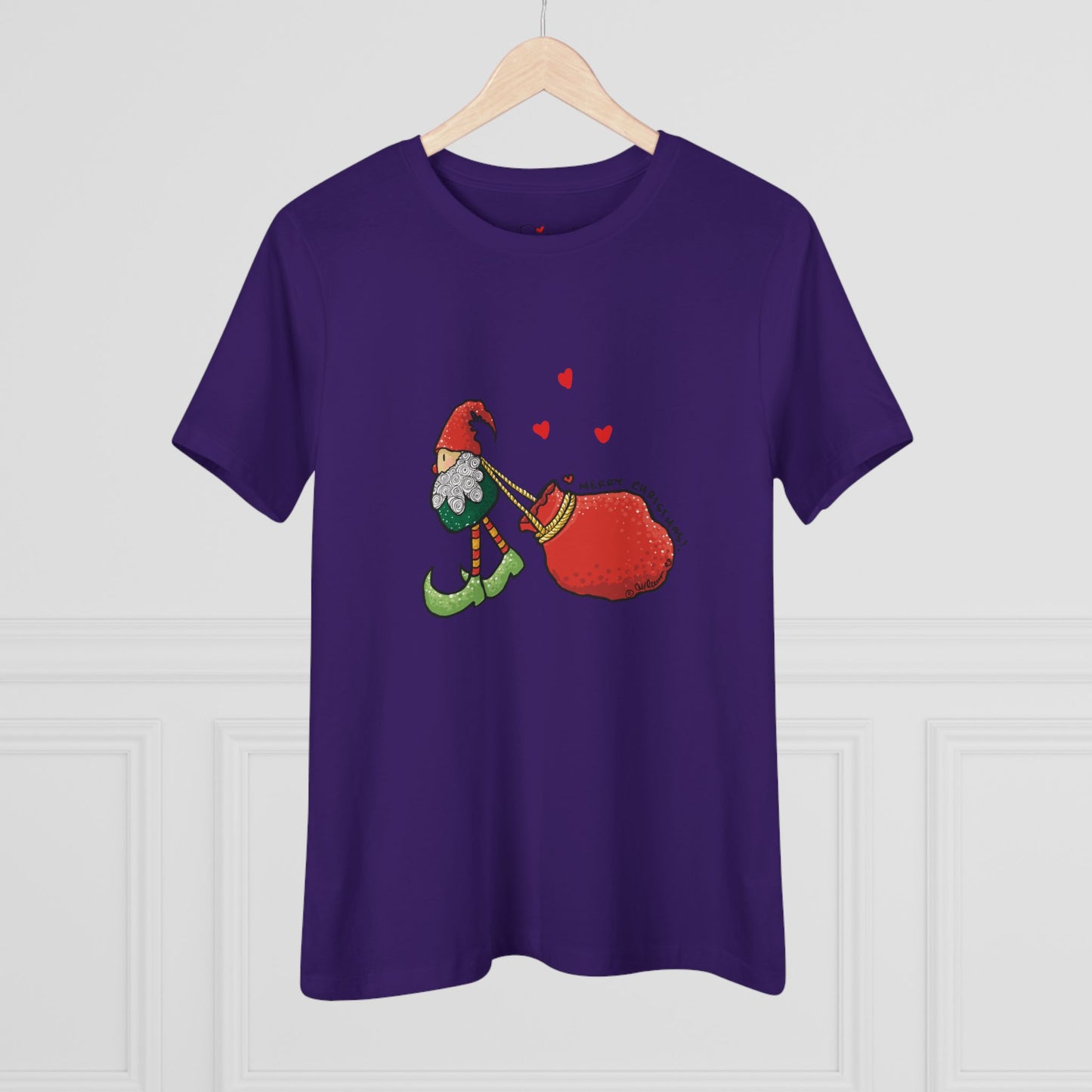 Christmas Elf Women's Cotton Tee