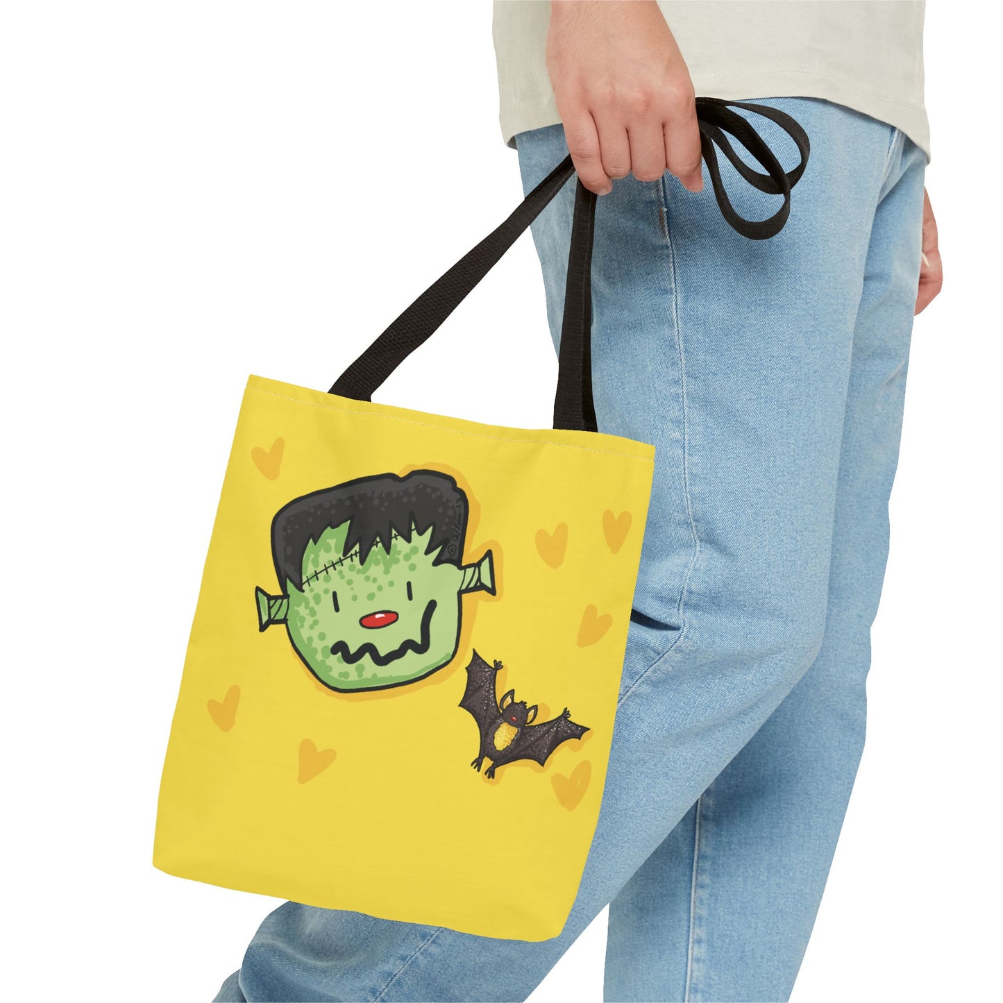 Frankie & Bat Tote Bag (AOP)