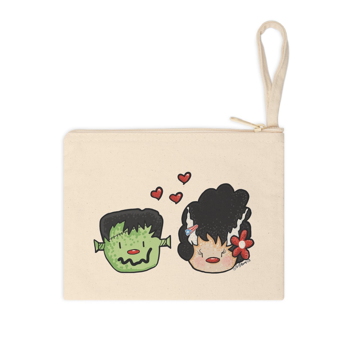 Mr& Mrs Frankie Accessory Zipper Pouch