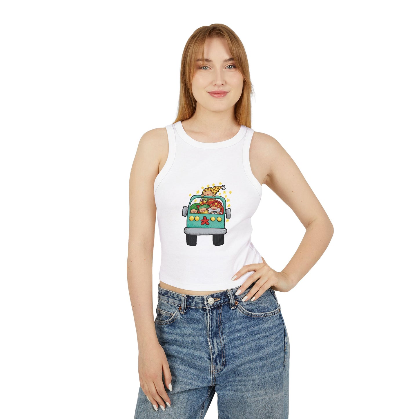 Christmas bus Tank Top for Women