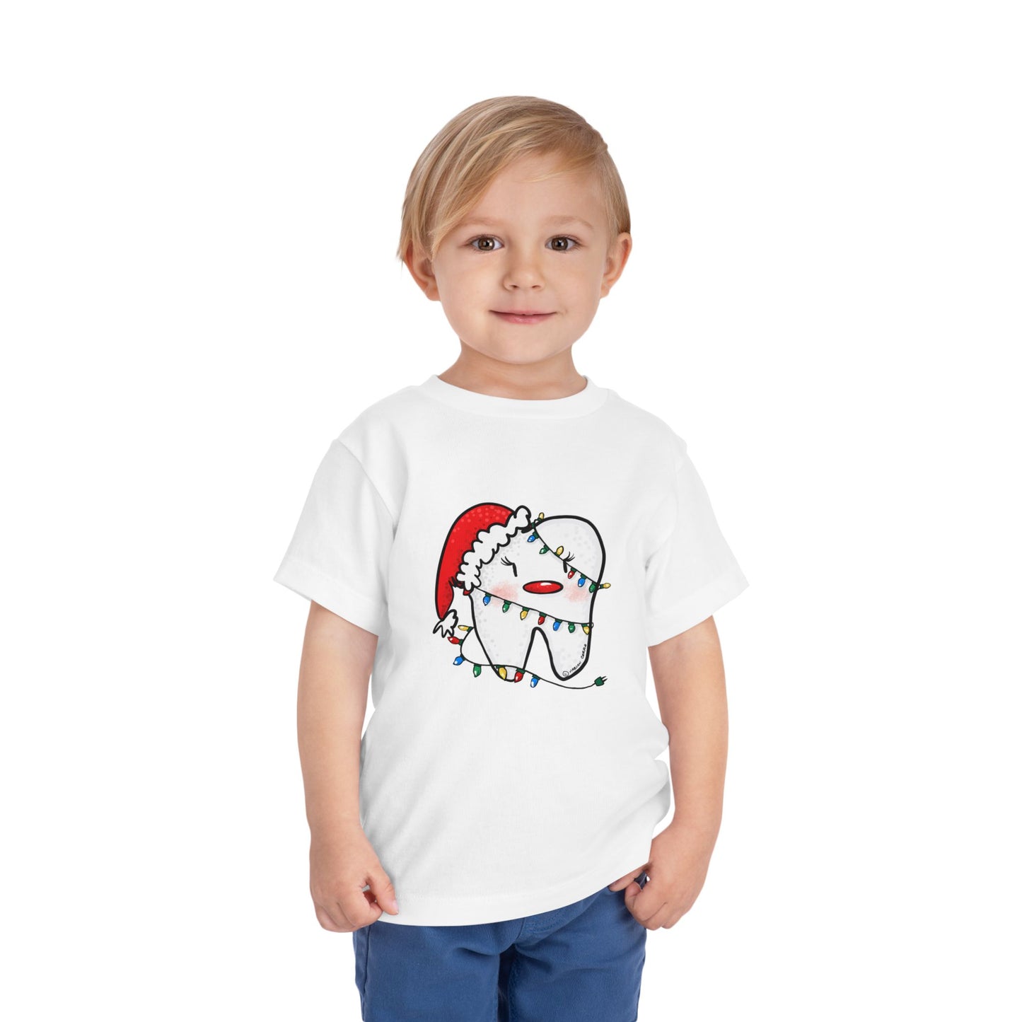 Christmas Tooth & Lights Toddler Tee