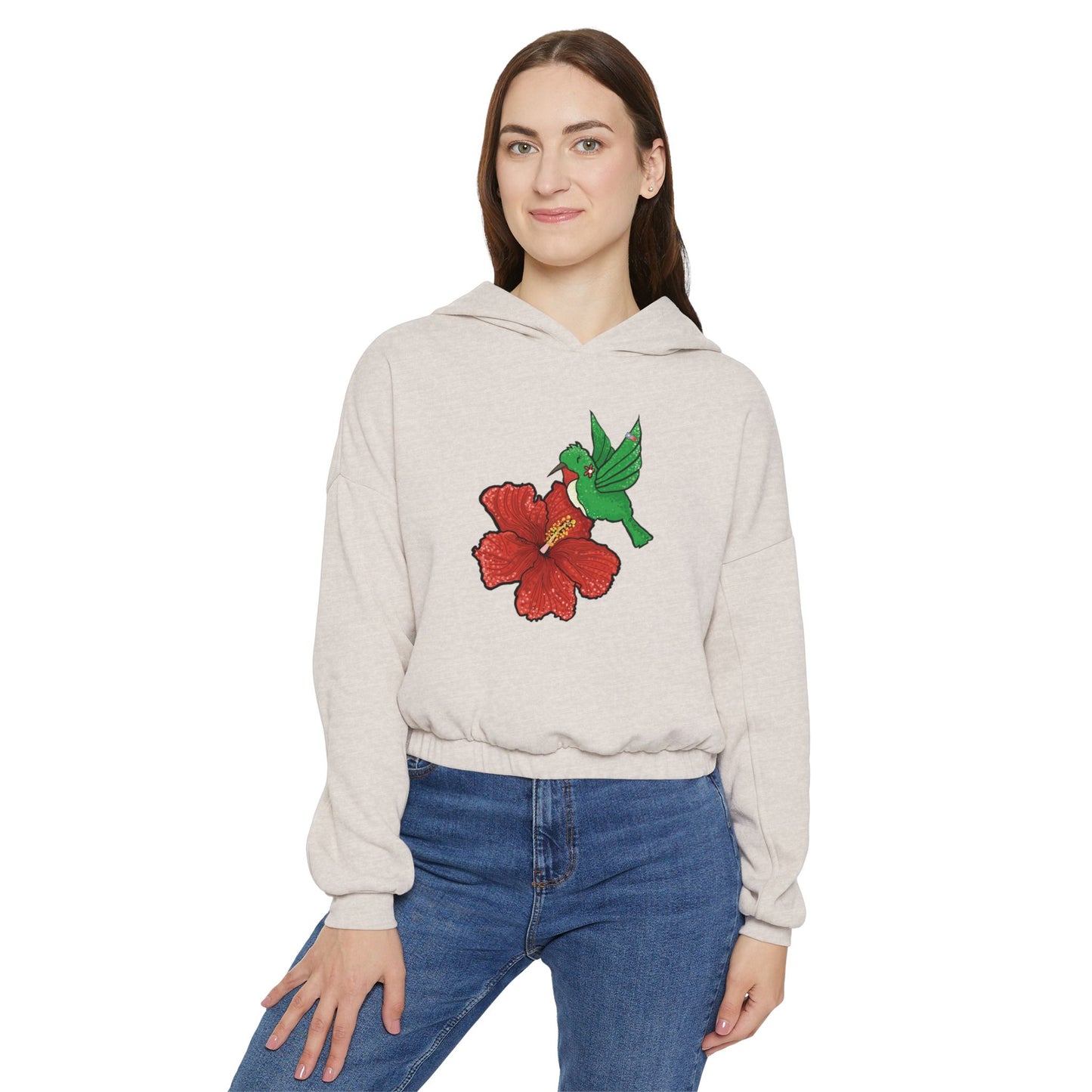 Maga Flower & San Pedrito Cinched Bottom Hoodie