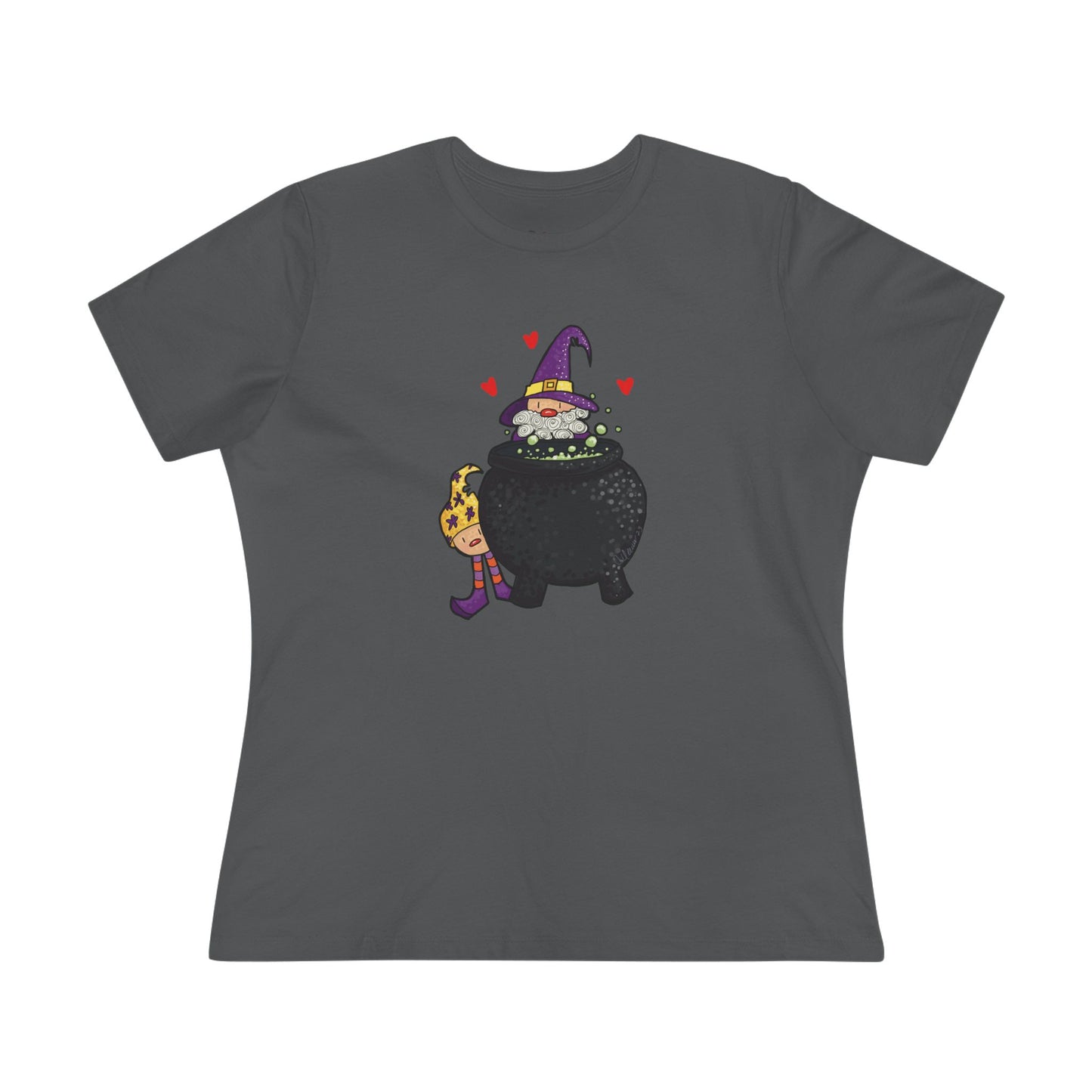 Spooky Witch Cotton Tee for Halloween Lovers