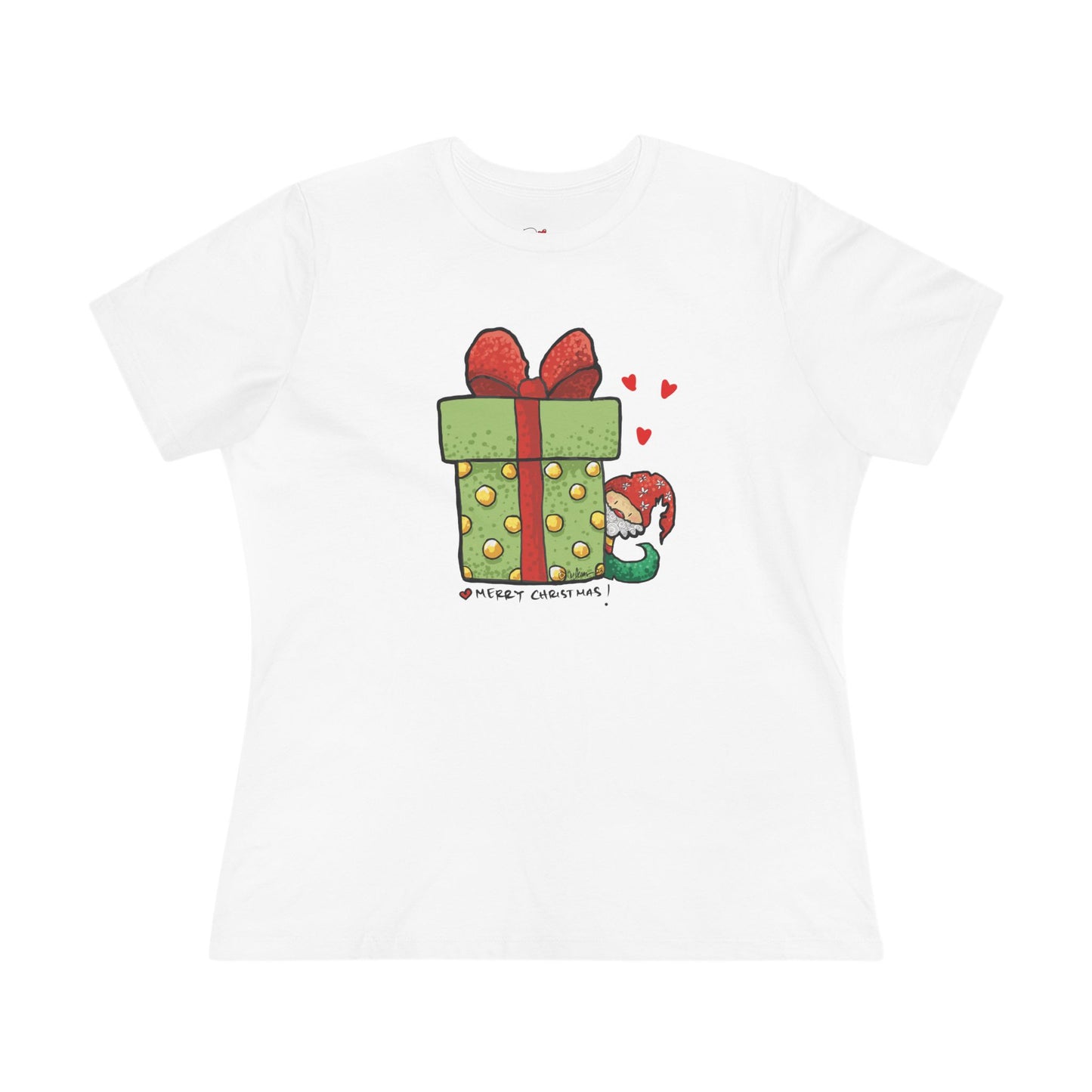 Christmas elf Women's Cotton Tee