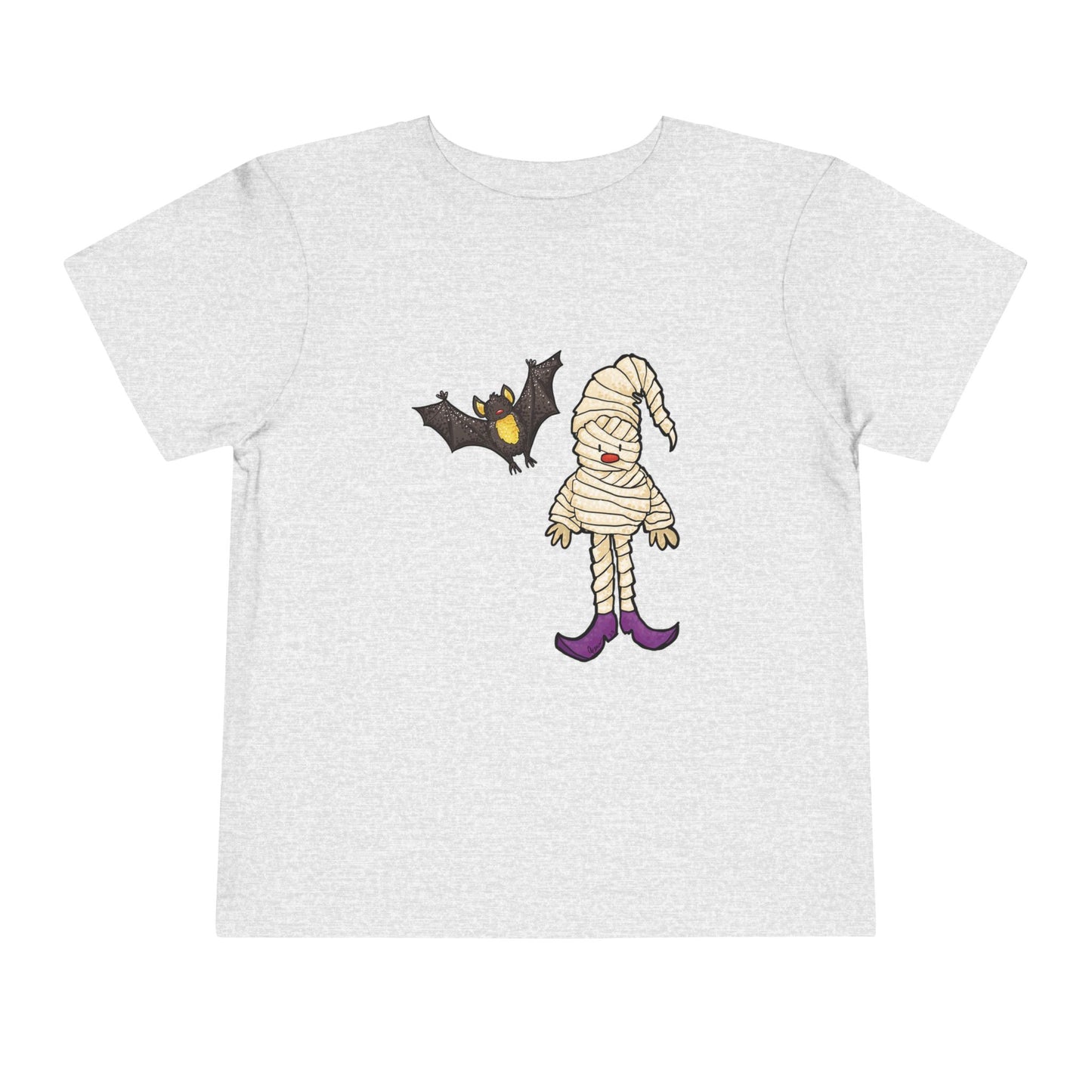 Mummy & bat Toddler Short Sleeve Tee